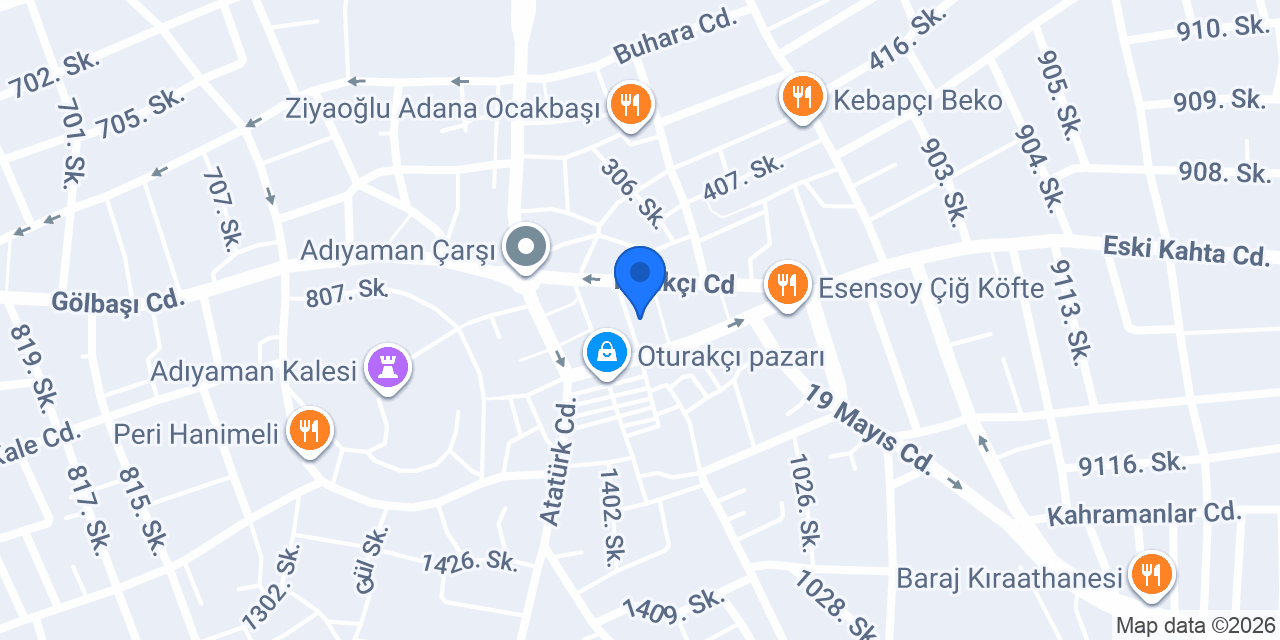 Adıyaman Elektronik konumu