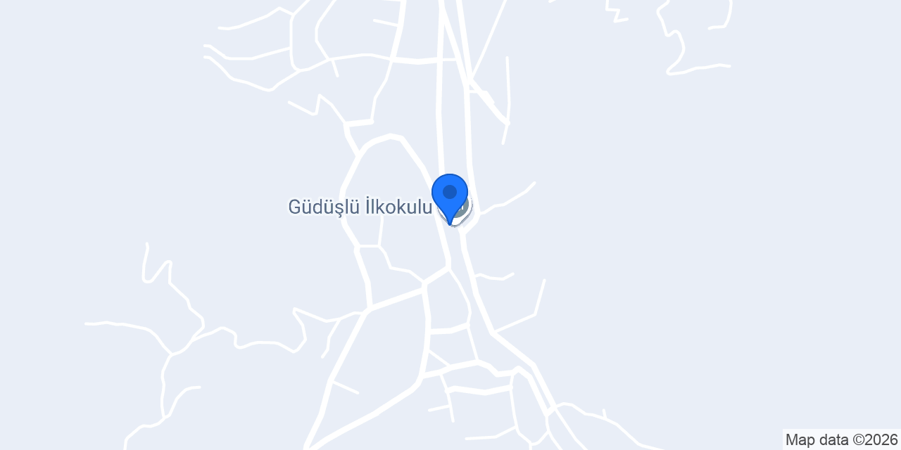 Güdüşlü İlkokulu konumu