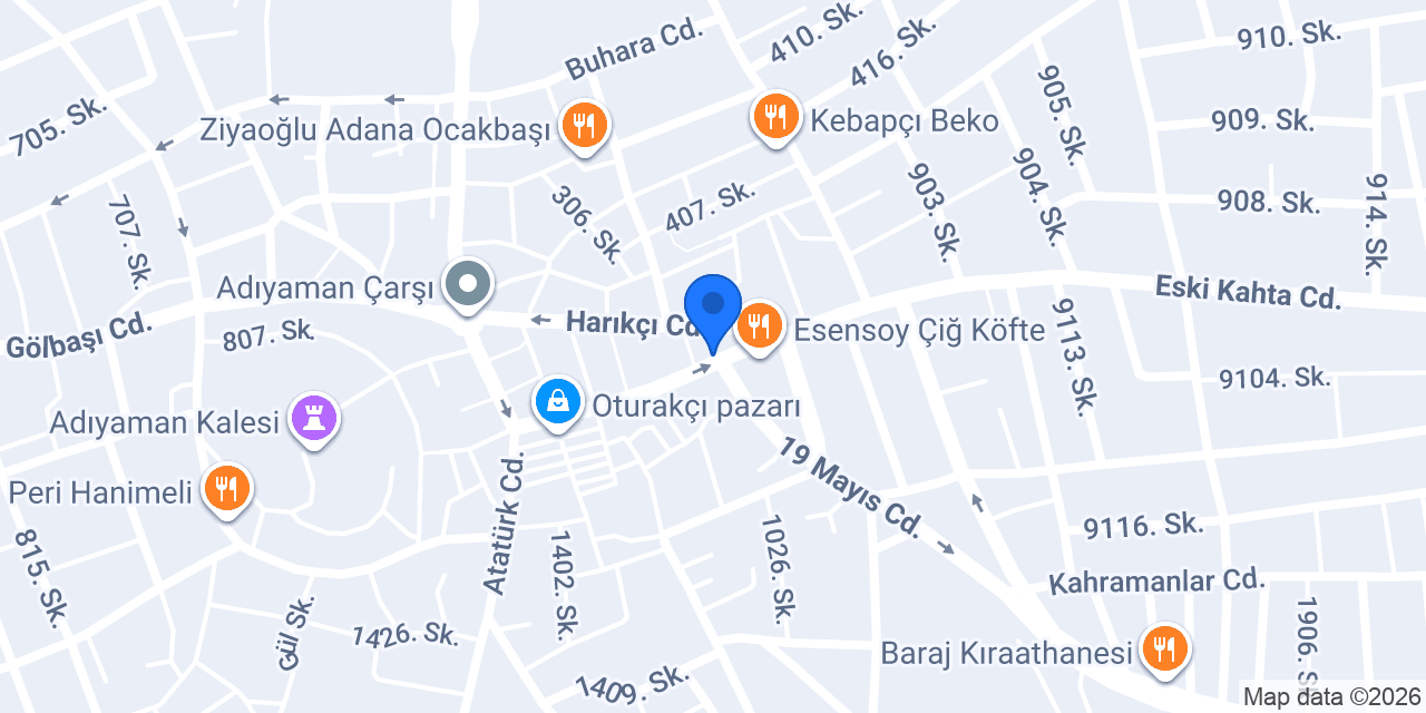 Özyiğit Sürücü Kursu konumu