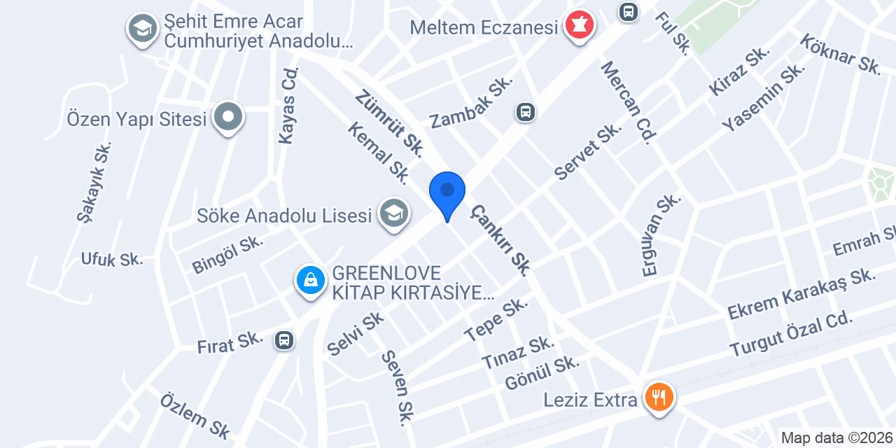 Çilem Kuaför konumu