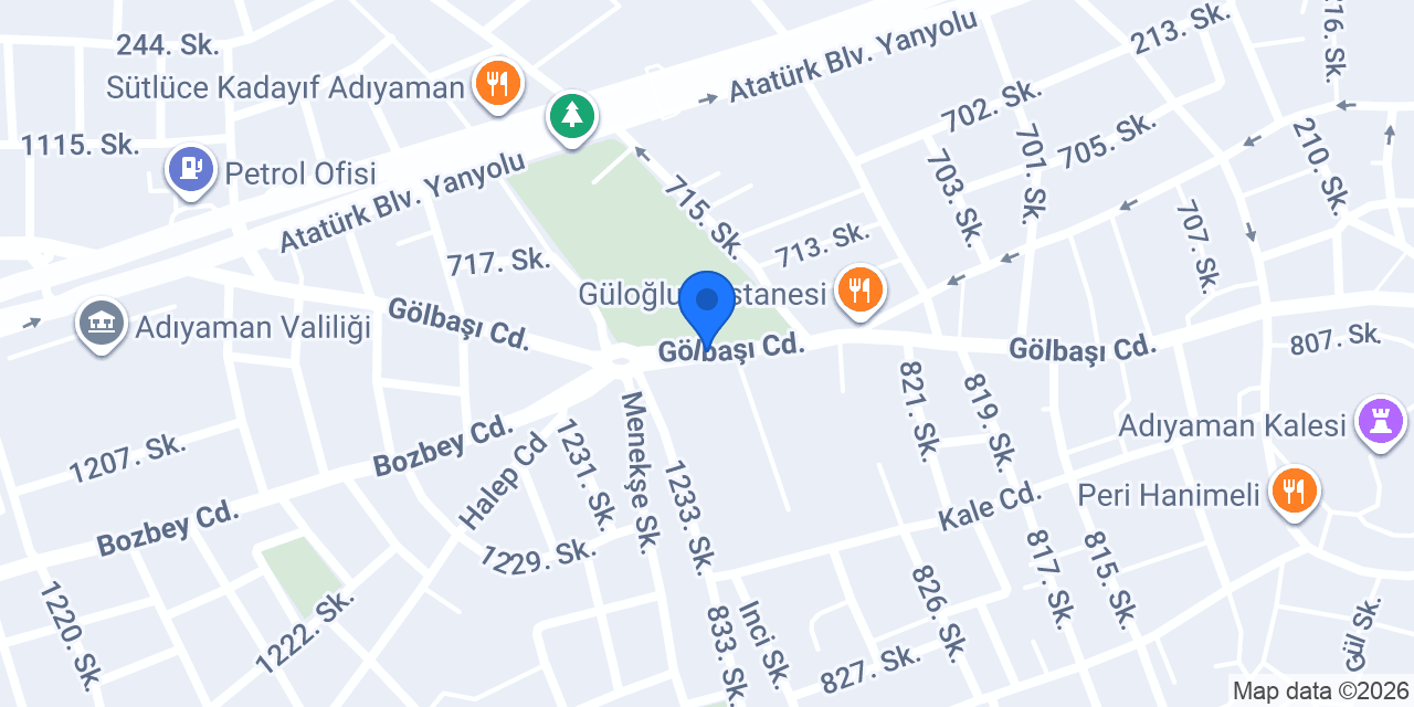 YAŞAR TAKSİ konumu