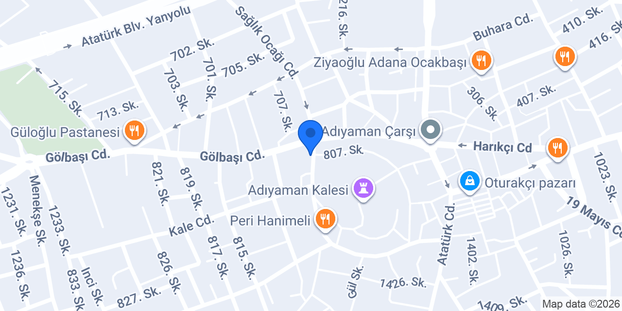 Yaren Çiçekçilik konumu
