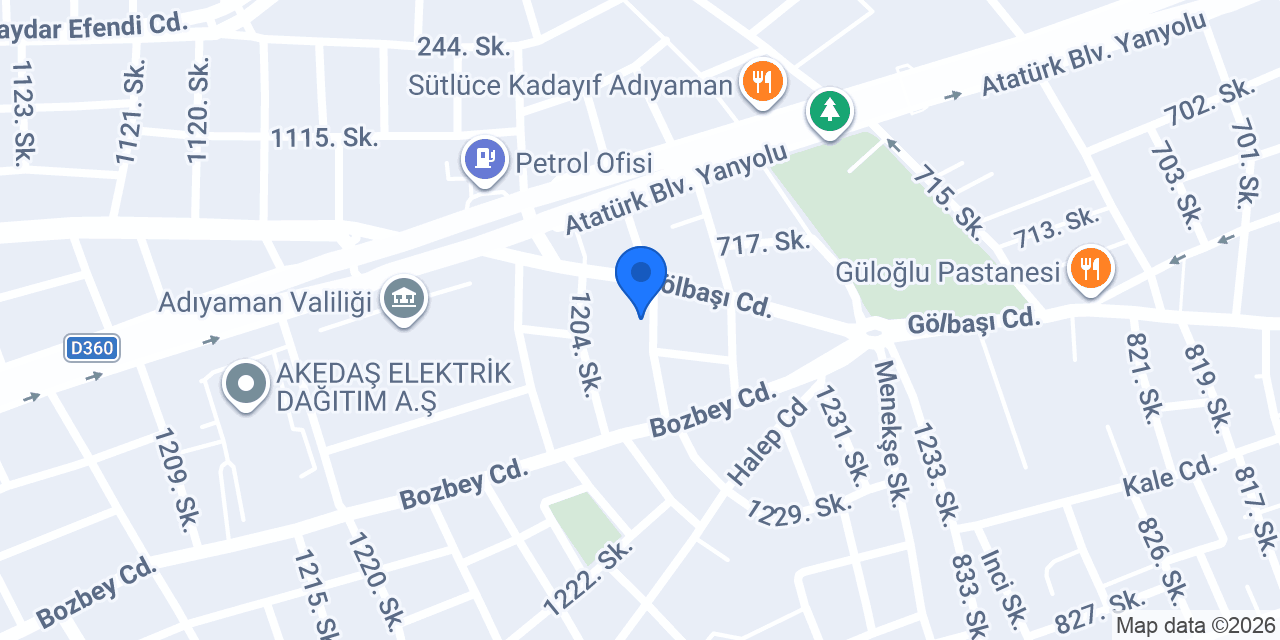 Diyetisyen Ayşe Şura Korkmaz konumu