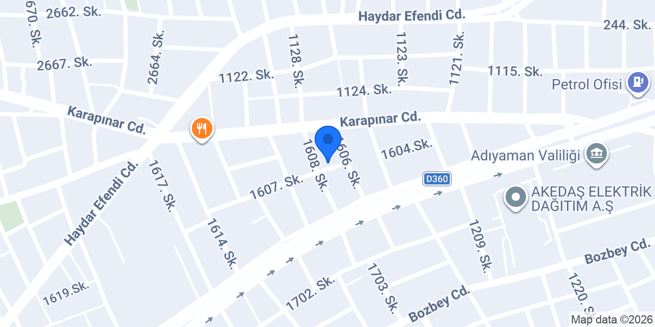 Çağanlar İlaçlama Adıyaman konumu