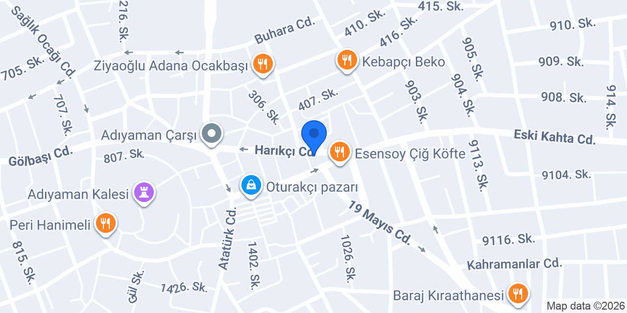 Yenigün Ecz. konumu