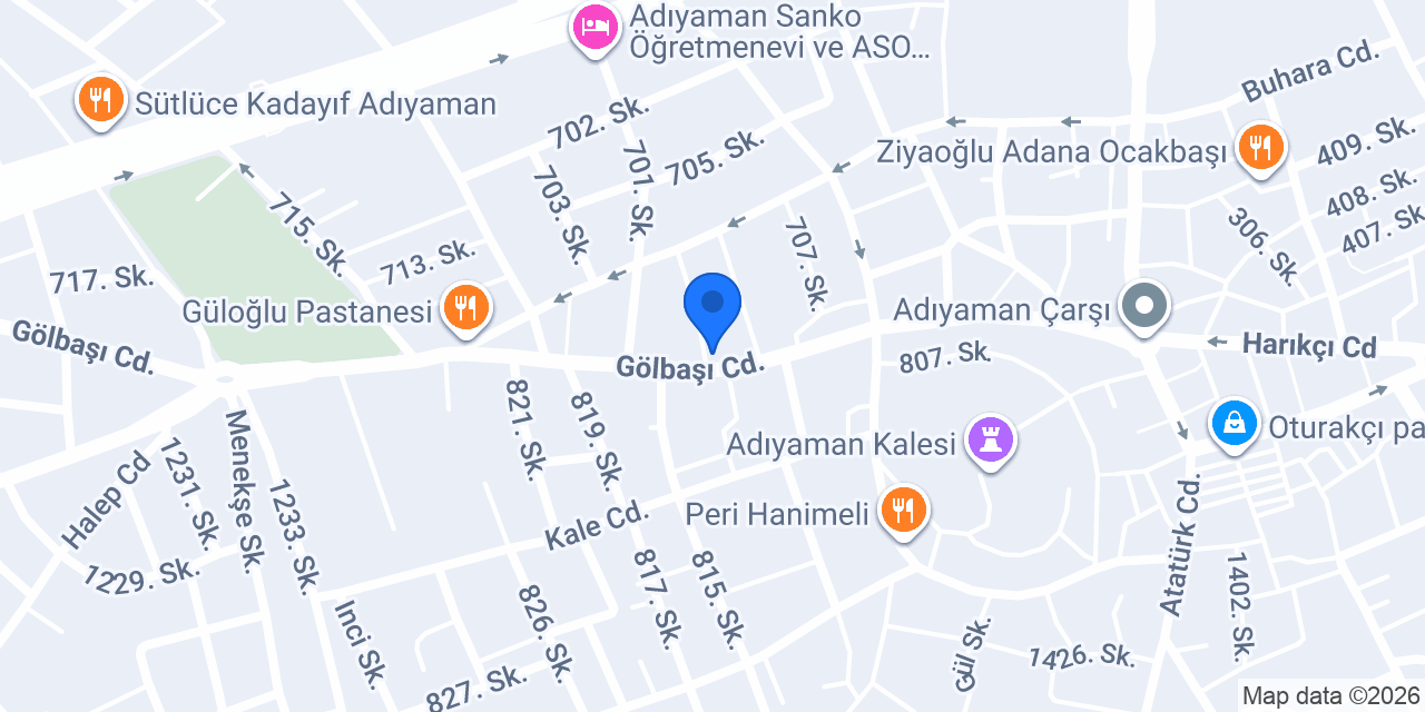 Meşhur Kebab Salonu Hasan Usta konumu
