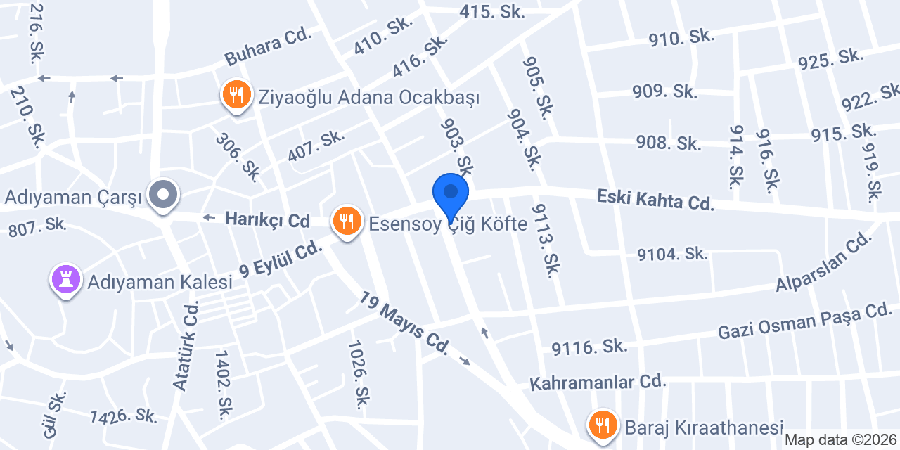 Gözde Mobilya konumu