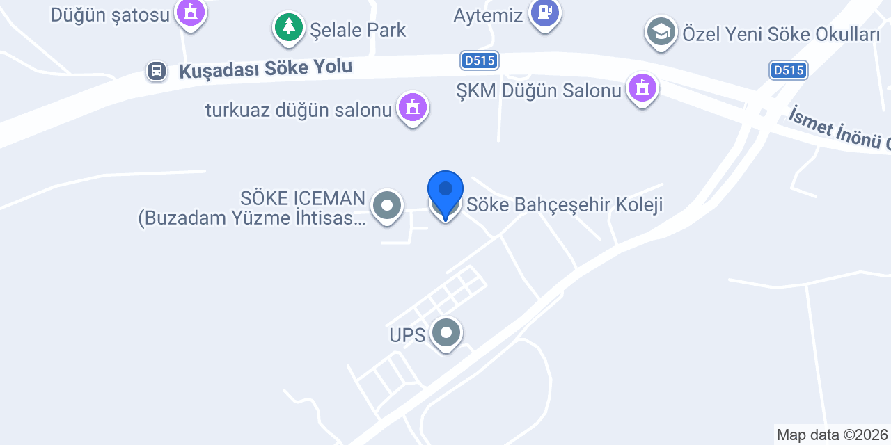 Söke Bahçeşehir Koleji konumu
