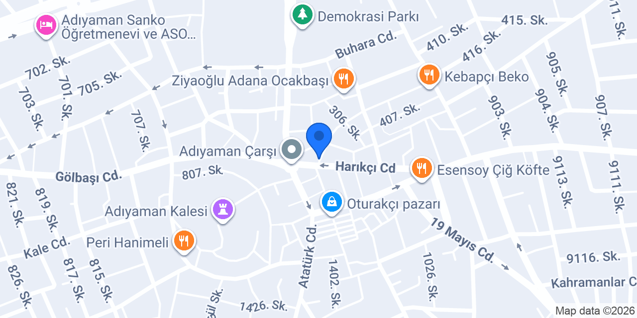 Çıtır Pide ve Lahmacun konumu