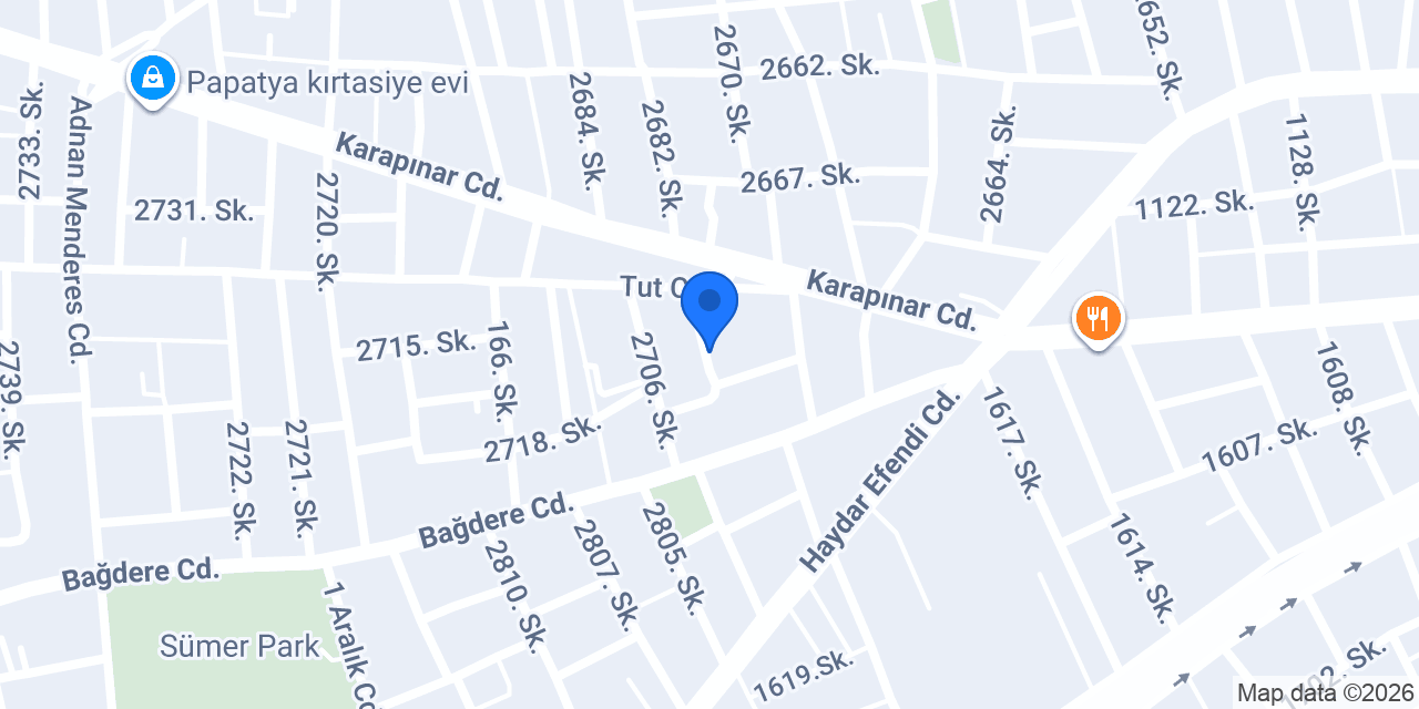 TEK EMLAK VE DANIŞMANLIK konumu