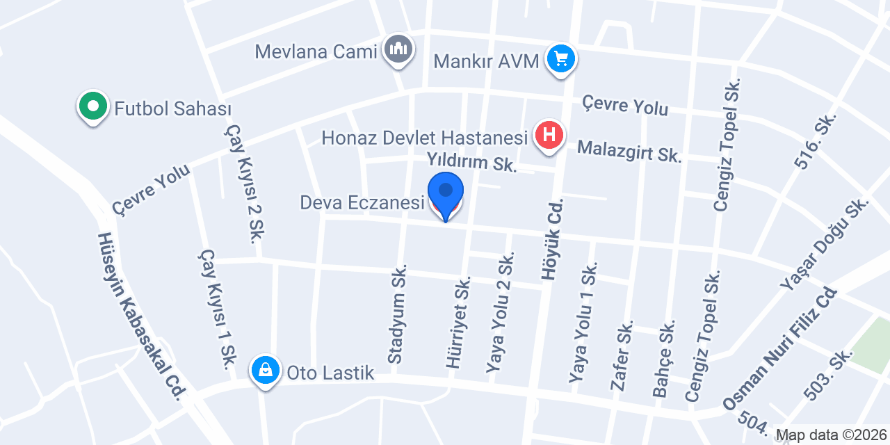 Deva Eczanesi konumu
