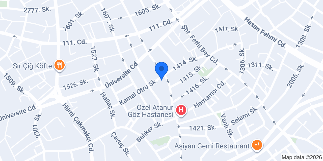 Barida Veteriner Kliniği konumu