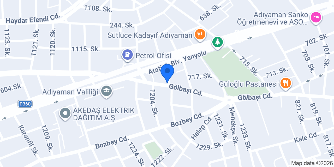 Alagöz Rent A Car konumu