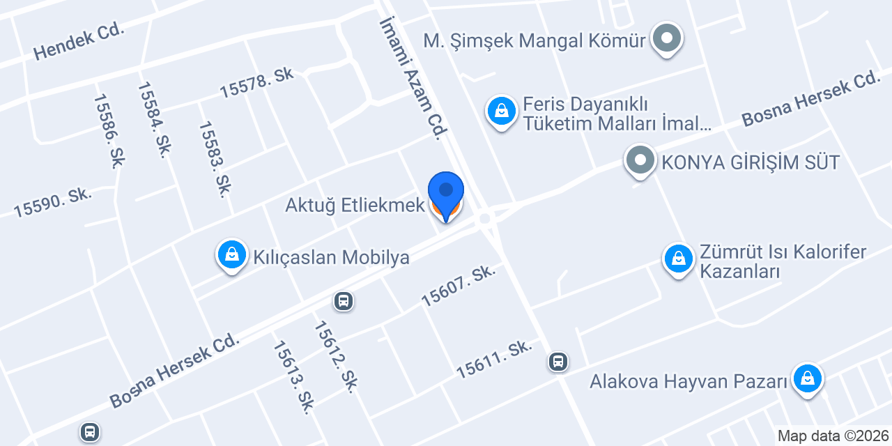 Aktuğ Etliekmek konumu
