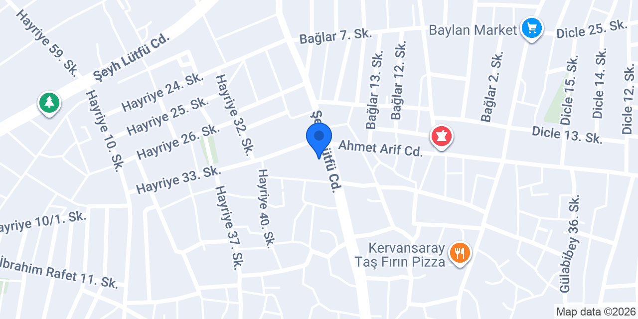 Siverek ordu taksi durağı konumu