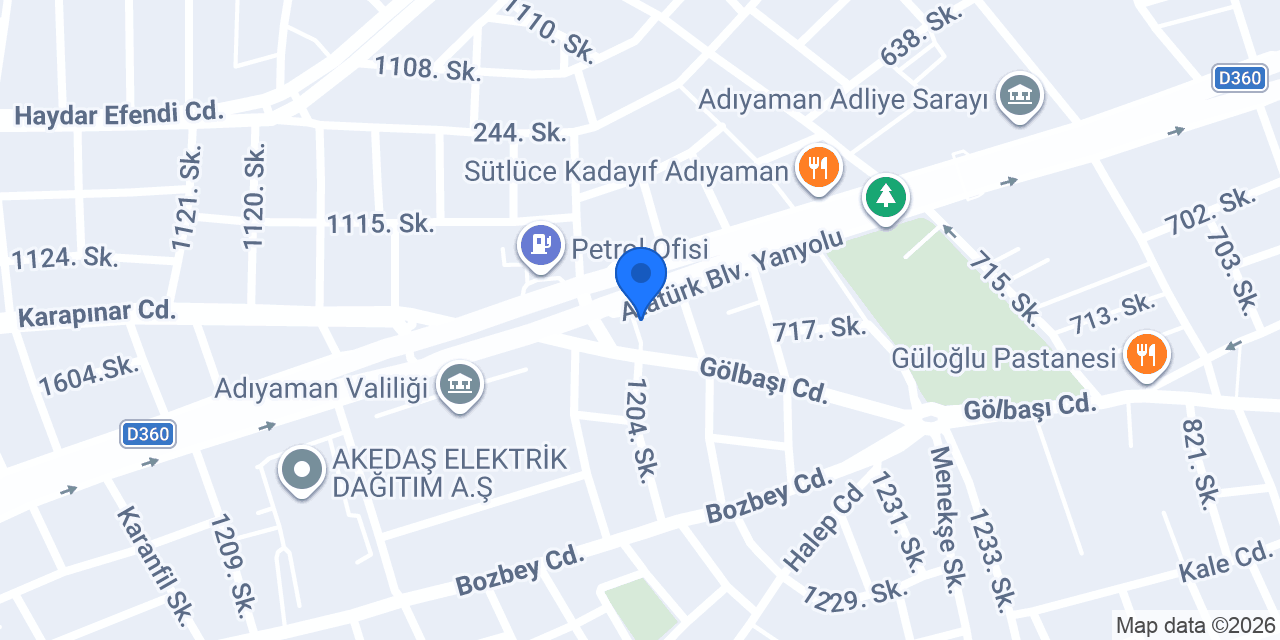 CK Ağız ve Diş Kliniği konumu
