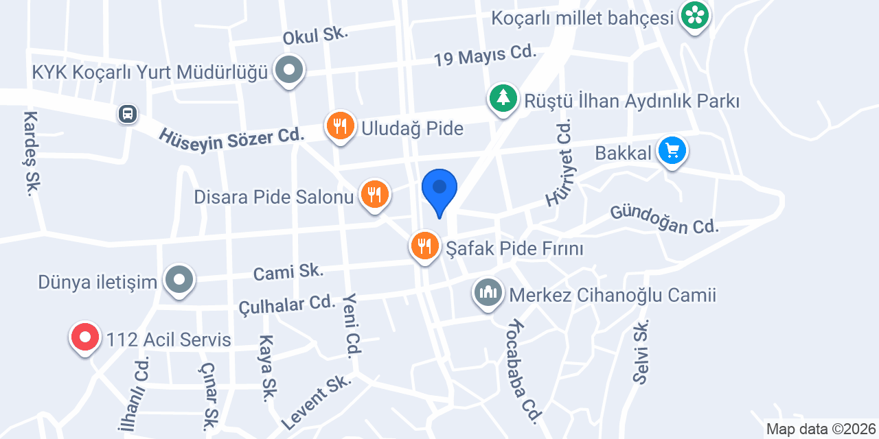 Koçarlı TAKSİ ihsan soydan konumu