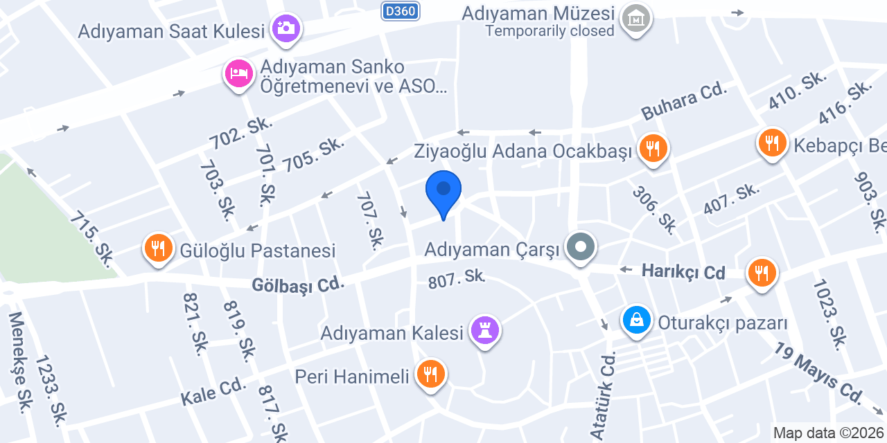 BİLGİÇ HUKUK BÜROSU konumu