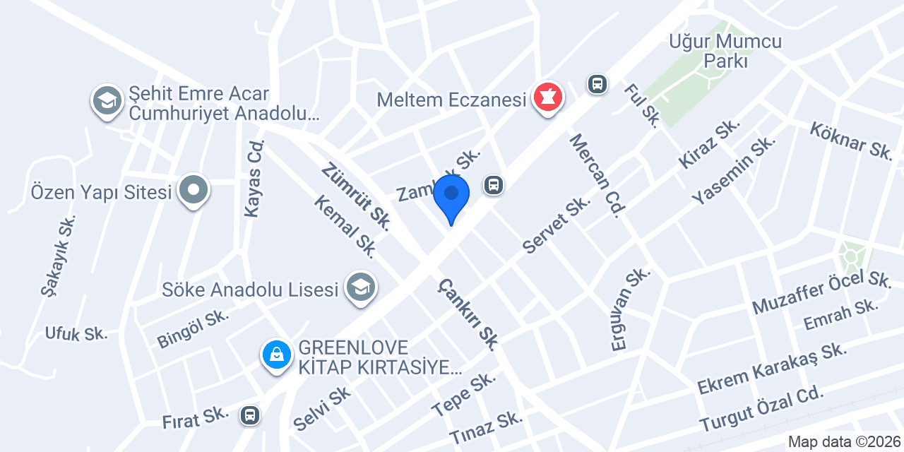 Pati Veteriner Kliniği konumu