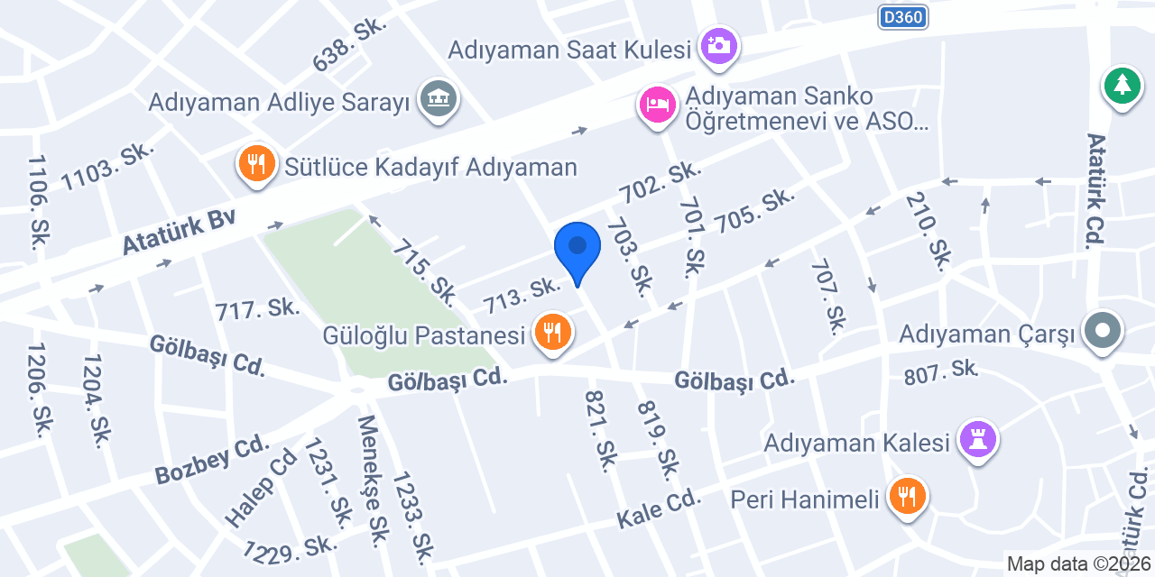 Canlı Hukuk Bürosu konumu