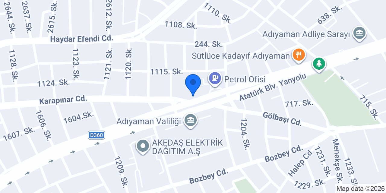 Akbank konumu