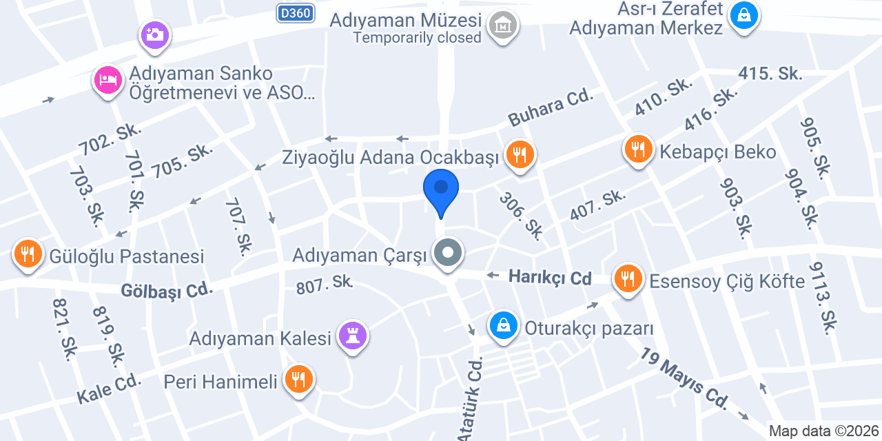 Körfez Döner | Adıyaman konumu