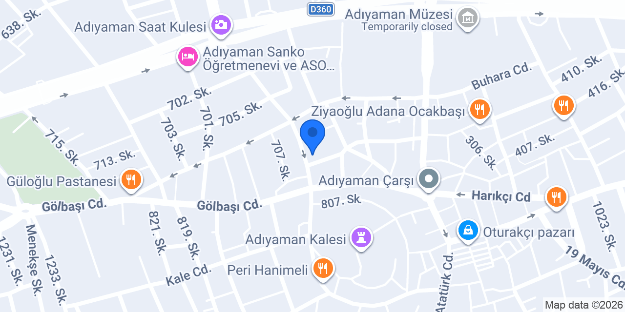 Lider Akademi Adıyaman konumu