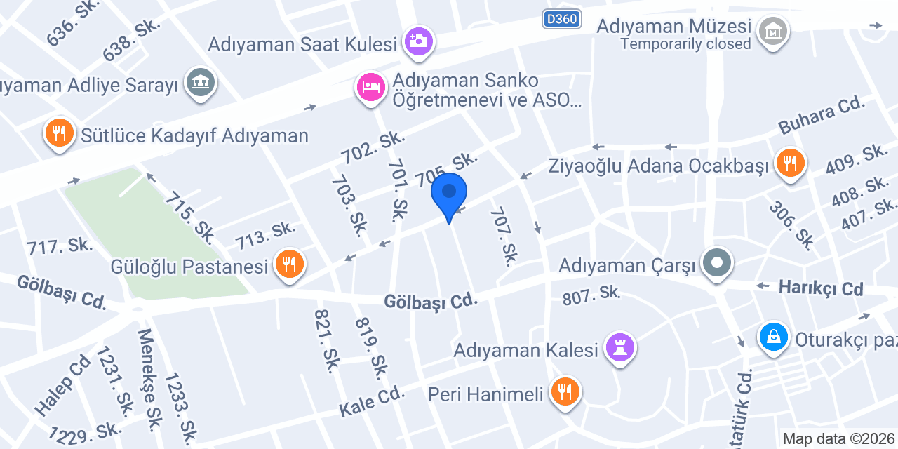 Bahar Çiçek Evi Organizasyon konumu