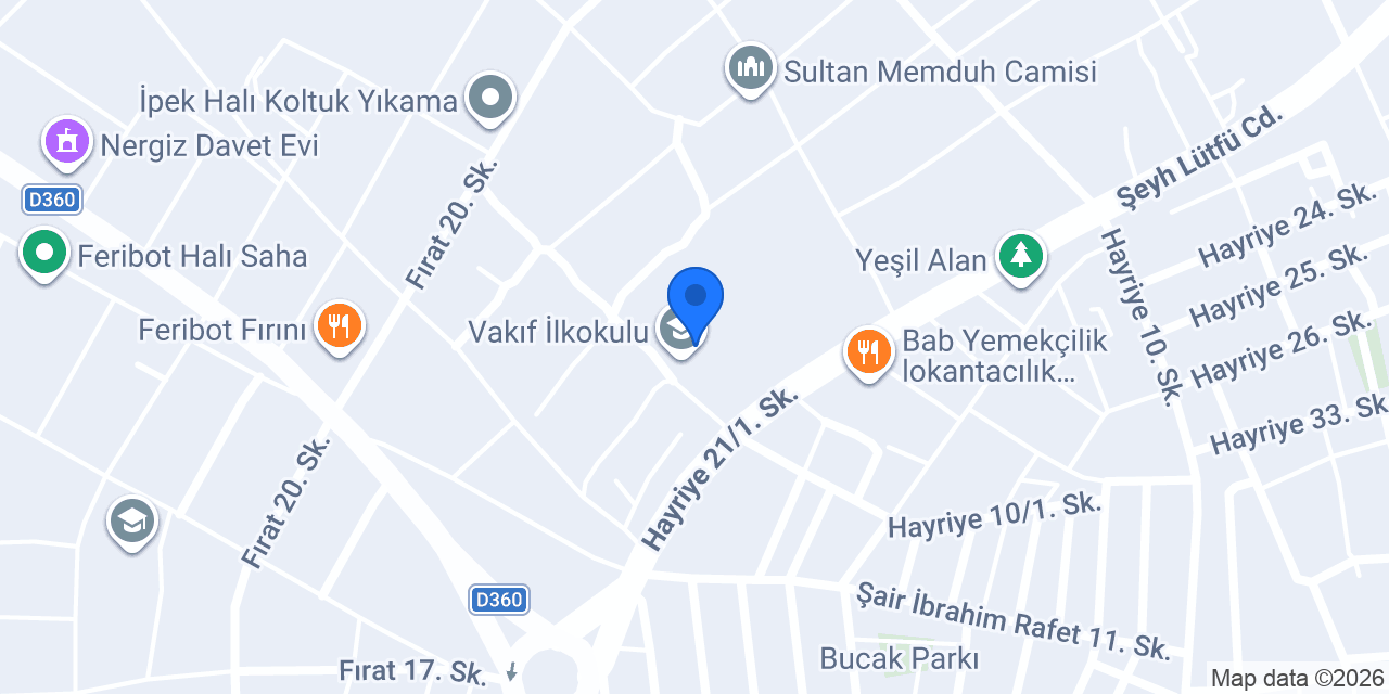 Vakıf İlkokulu konumu