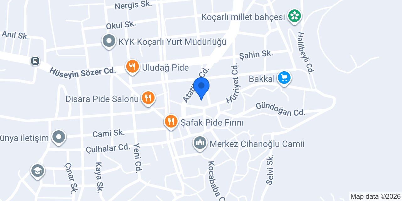 Koçarlı Kaymakamlık konumu