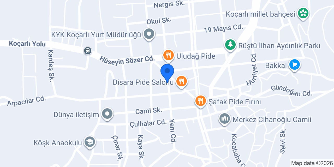Hedep Kırtasiye konumu