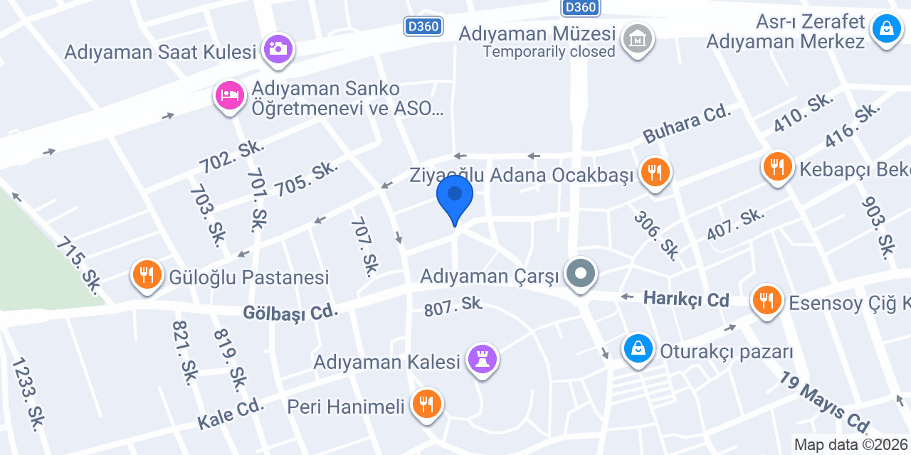 Dürüm evim Sami usta konumu