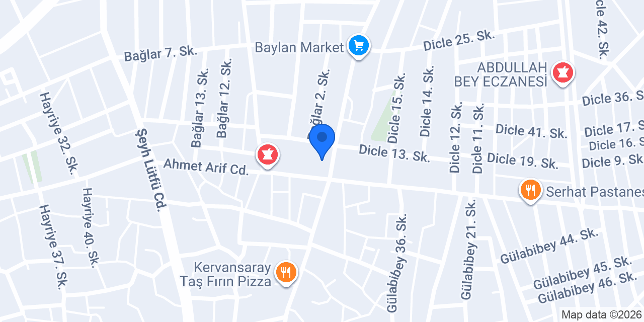 Sıhhi Tesisat Siverek Emra konumu