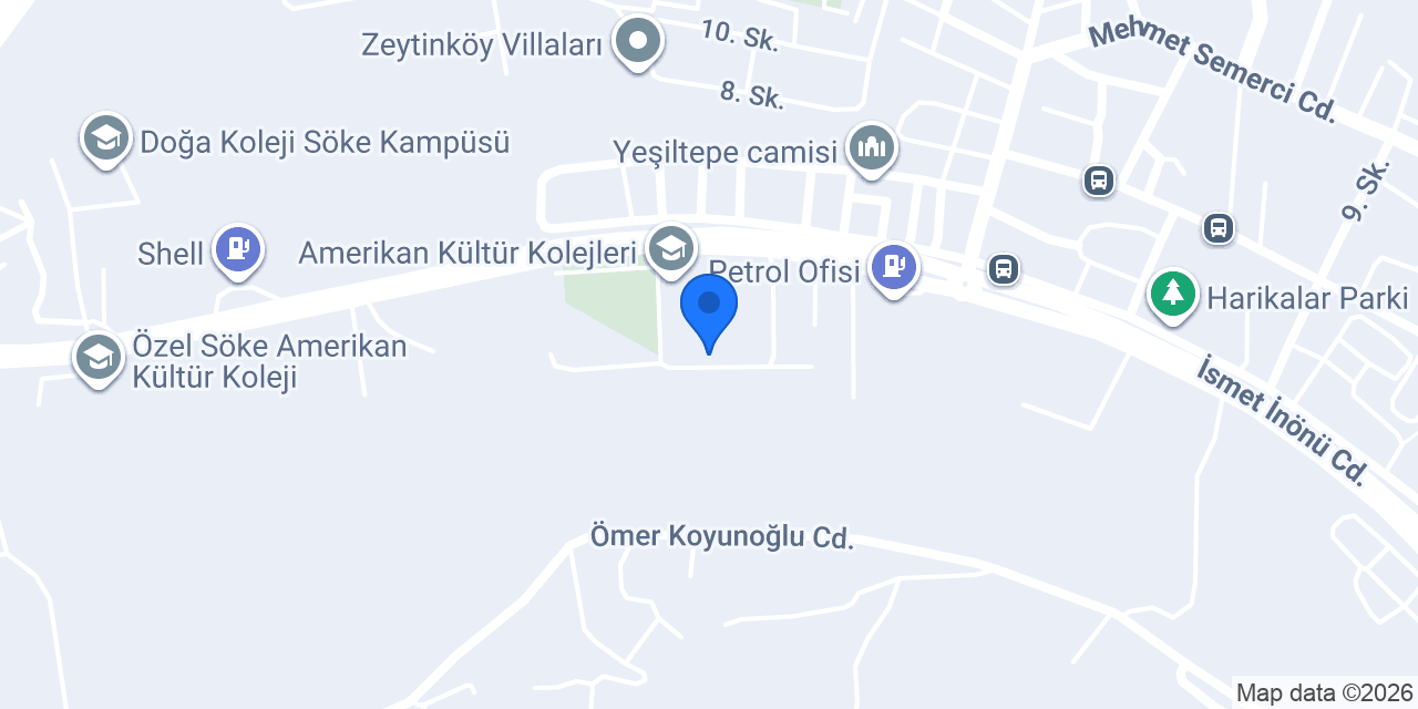 Söke İlçe Milli Eğitim Müdürlüğü konumu