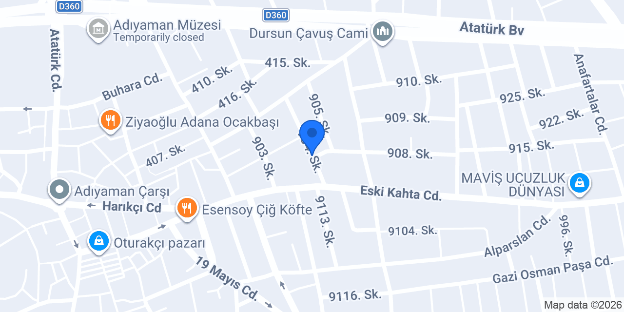 Hekim Ecz. konumu