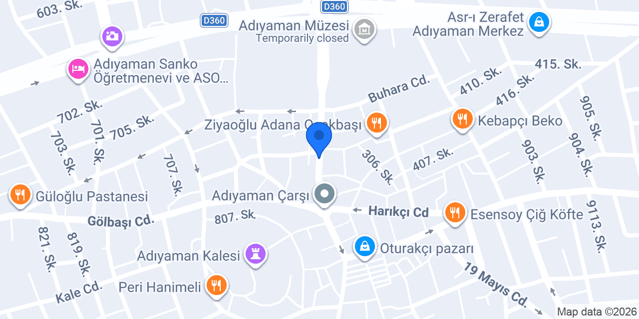 Öncü Adıyaman konumu