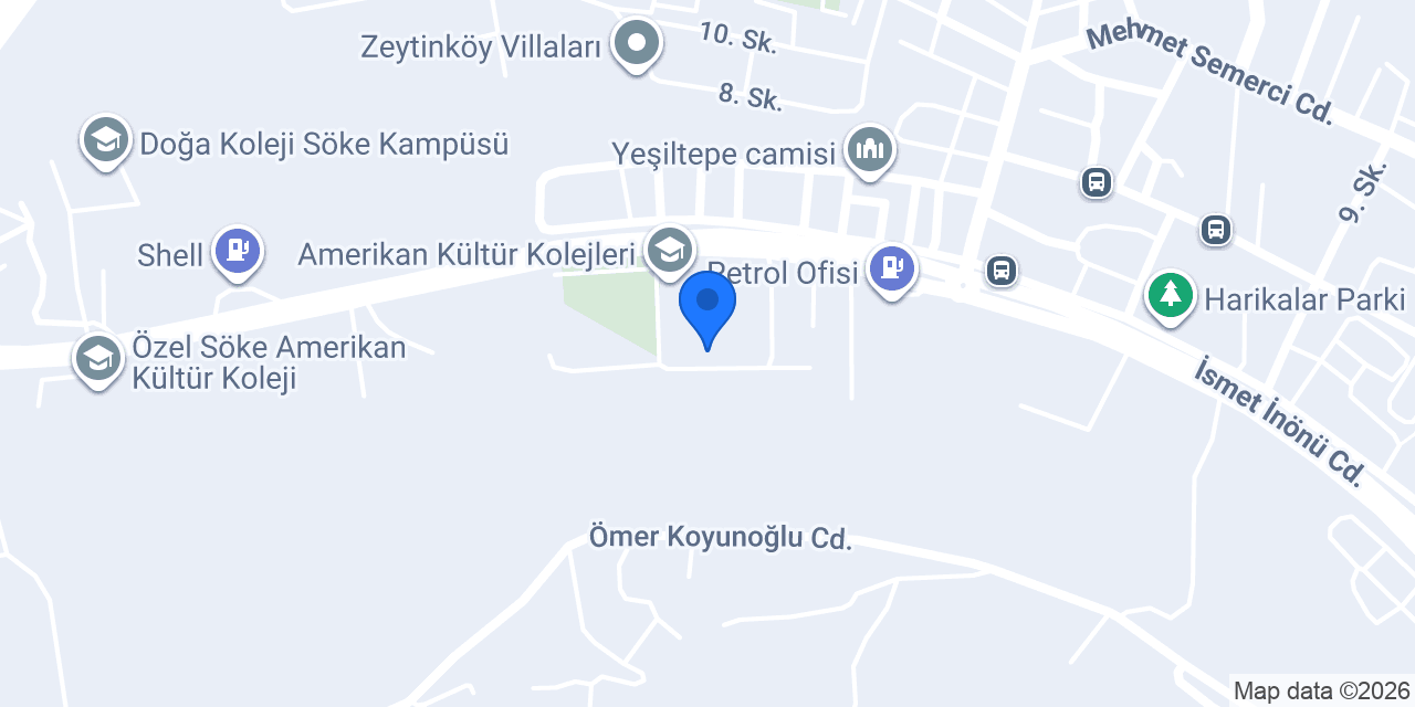 Söke Bilim ve Sanat Merkezi konumu