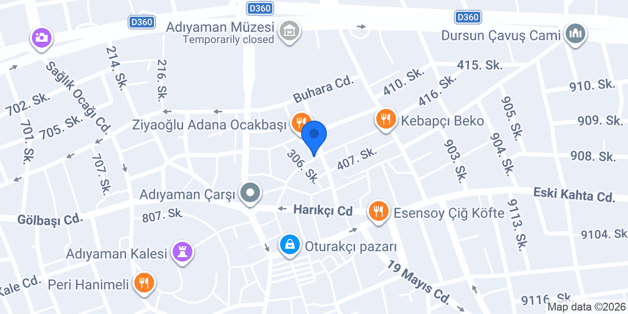Babacan Yapı Malzemeleri konumu