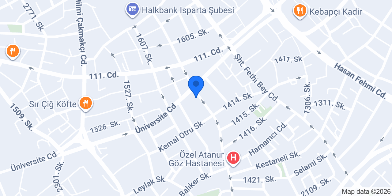 Karabiberim Yemek Evi konumu
