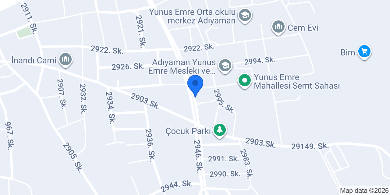 Adıyaman İpek kadayıf ve yufka konumu