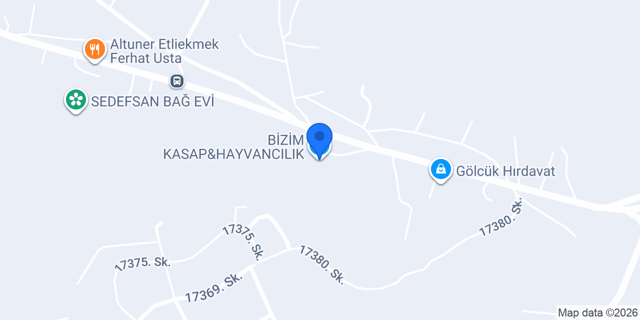 BİZİM KASAP&HAYVANCILIK konumu