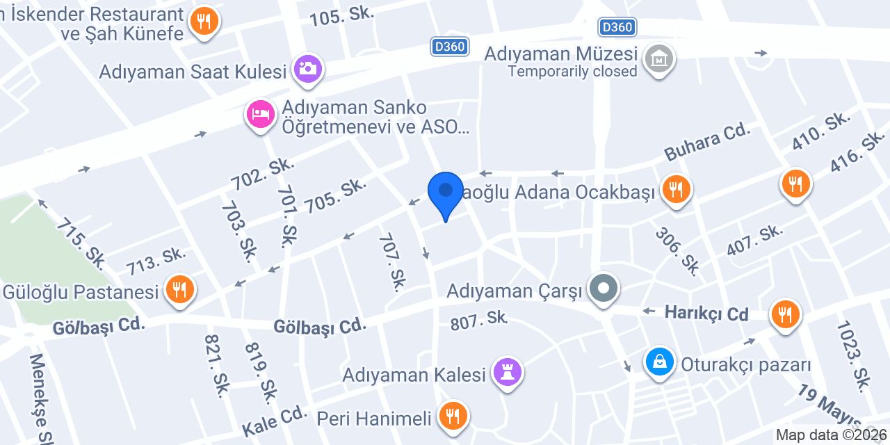 Terzi Fatih konumu