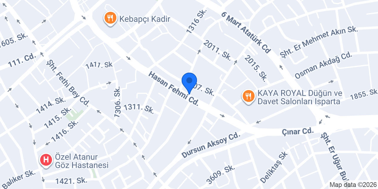 HALIBANK ISPARTA konumu
