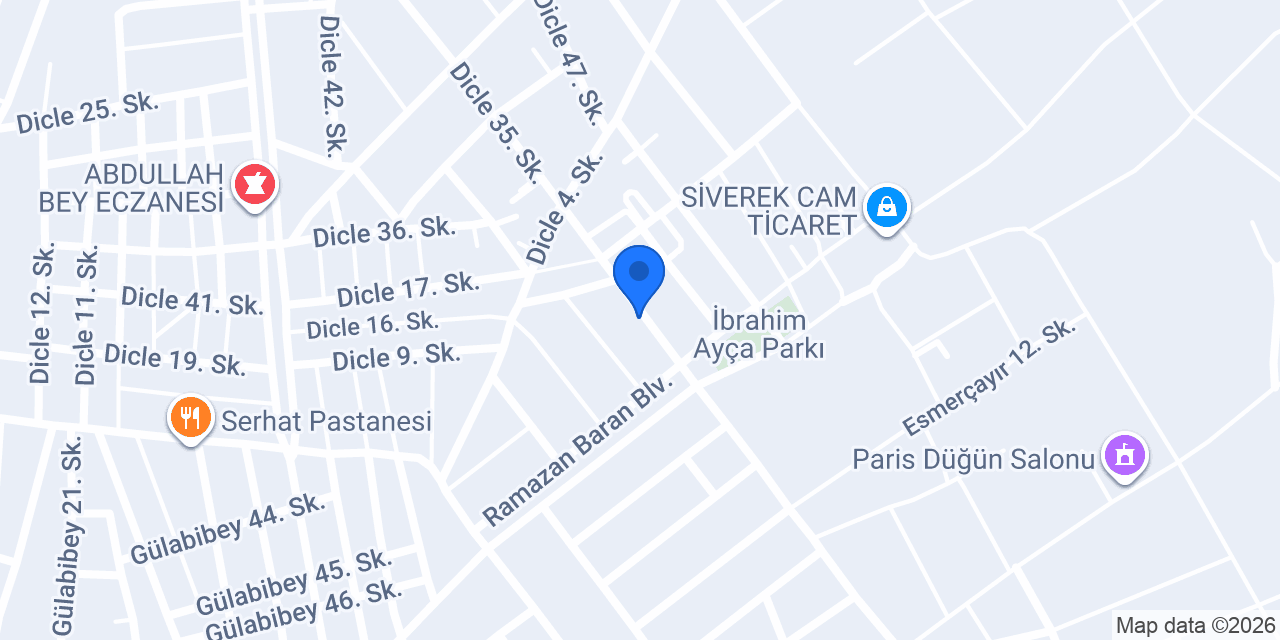 Andiç Store Apple Siverek konumu