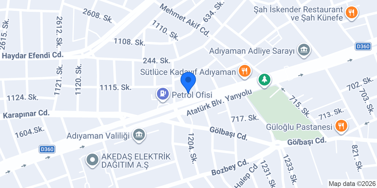 NOVA CAR RENTAL konumu