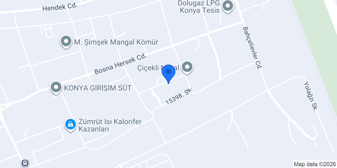 Özergen Mobilya konumu