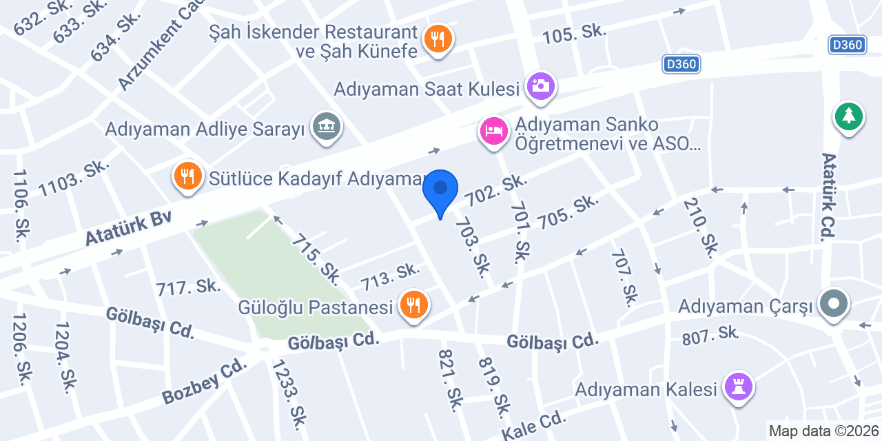 Yaşar Eczanesi konumu