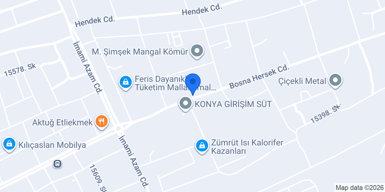 Kon Prefabrik Fabrika konumu