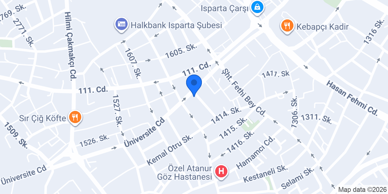 Aktif Tesisat konumu