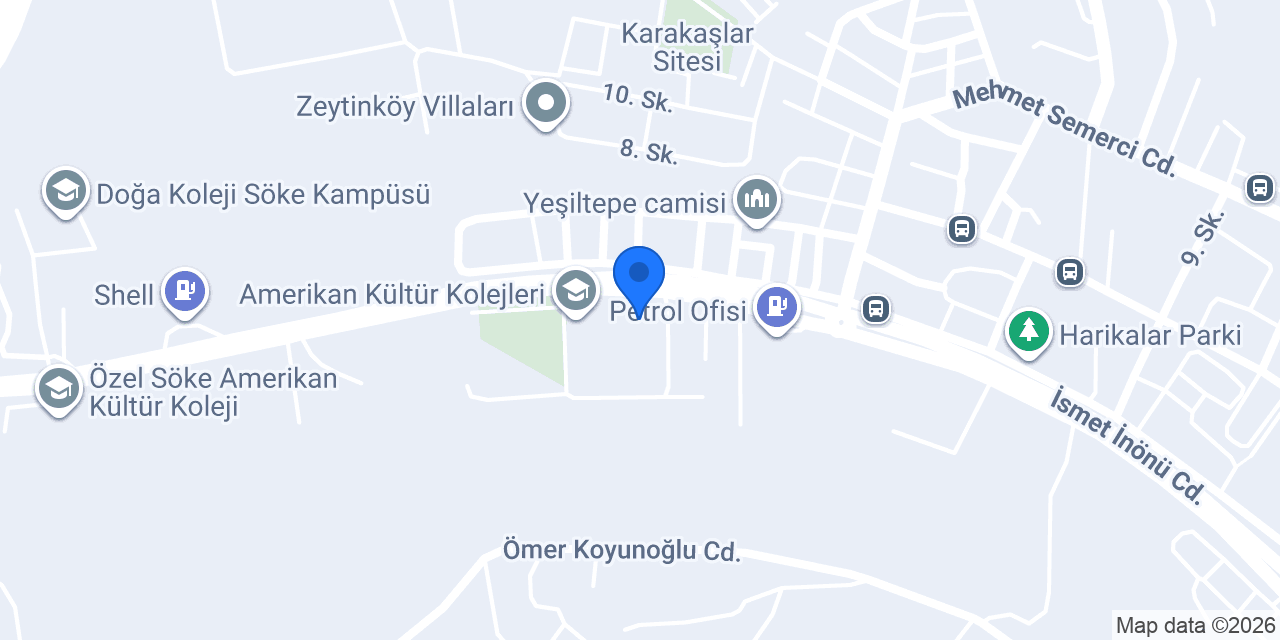 ENFA Okulları konumu